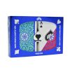 New - Copag Neoteric Plastic Playing Cards: Narrow, Super Index, Green/Red